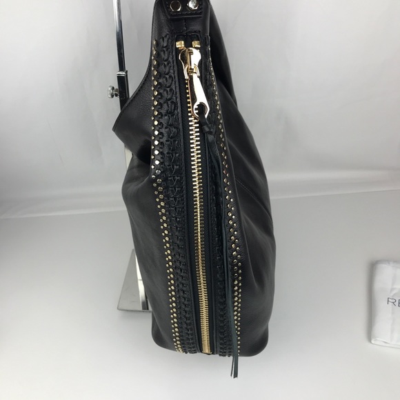 New Rebecca Minkoff Bryn Studded Shoulder Bag - Picture 4 of 8